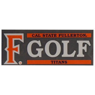 Jardine CSUF Golf Vinyl Decal